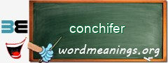 WordMeaning blackboard for conchifer